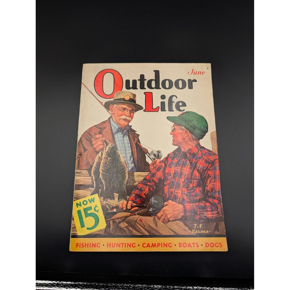 Vintage Outdoor Life Magazine June 1936 Fishing Hunting Camping Cover - Picture 7 of 9